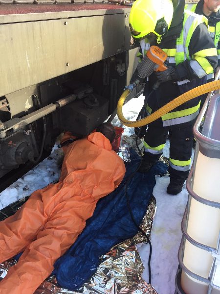 Dieselaustritt bei ÖBB Lokomotive (Bild 1)